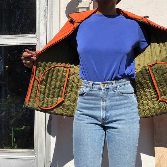 Orange Spring/Fall Jacket - Picture 4 of 7